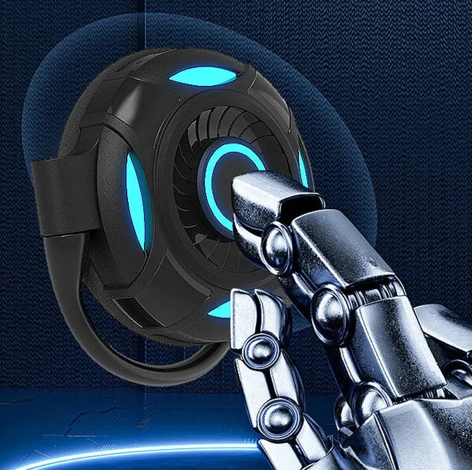 Black and white Bluetooth 5.0 wireless earphones with hanging ear design
