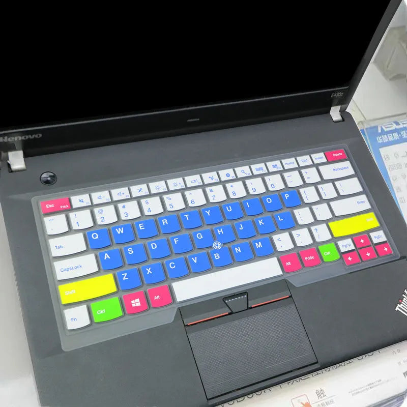 Laptop keyboard protective film for Lenovo 14-inch notebook silicone cover colourful translucent design