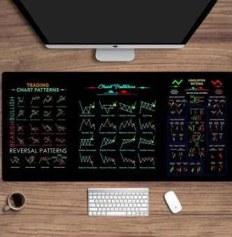 Black rubber mouse pad with stain resistant surface and anti slip base design
