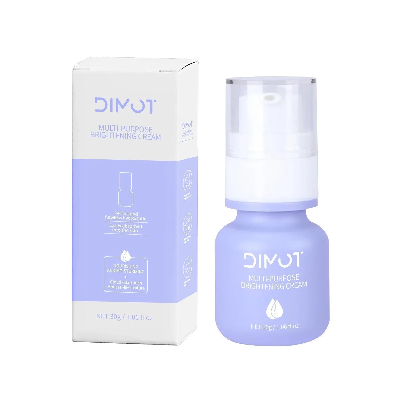 30ml moisturising cream primer in container for all skin types universal formula