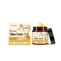 60g glass jar of tallow moisturising cream with honey, beeswax, and olive oil