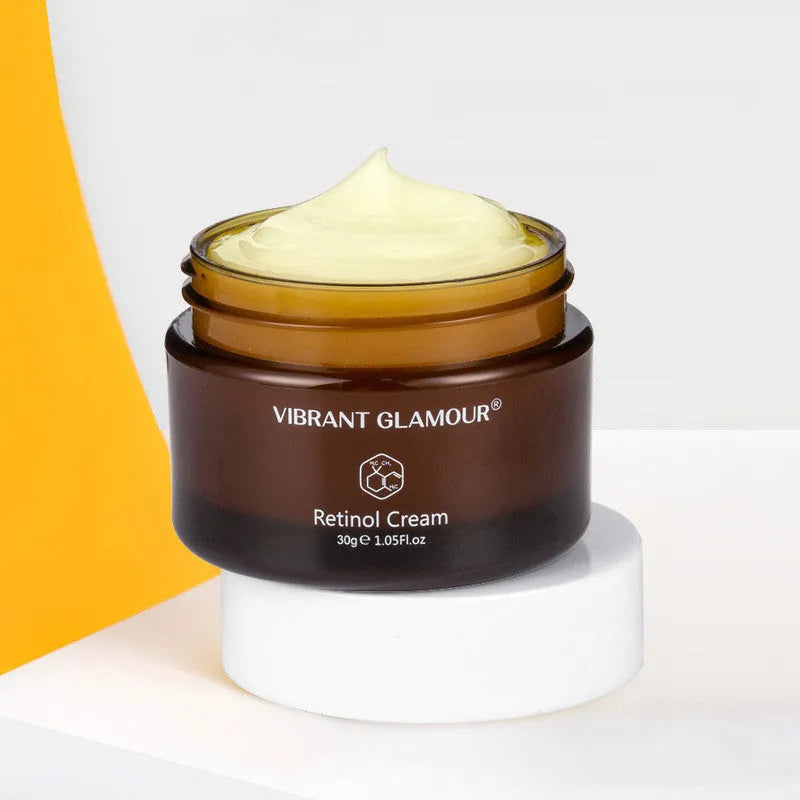 30ml bottle of retinol facial serum for dry lines and fine lines