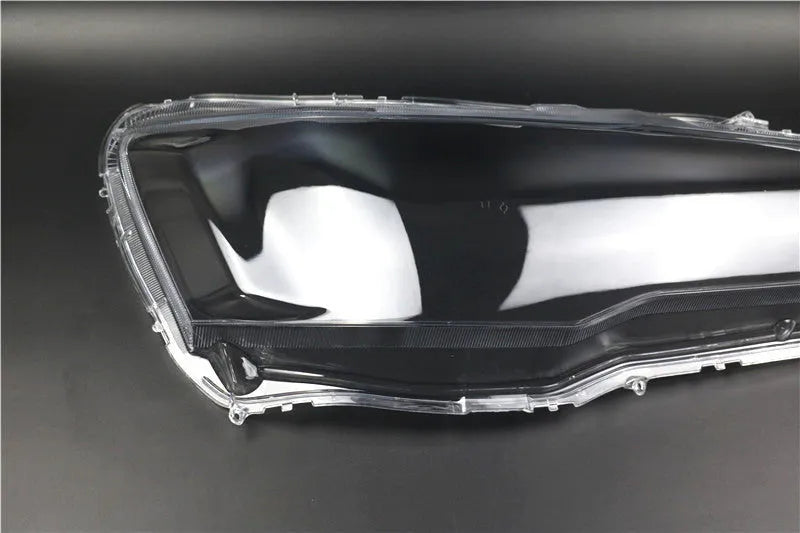 Transparent plastic car headlight housing cover with 50x30x20mm dimensions