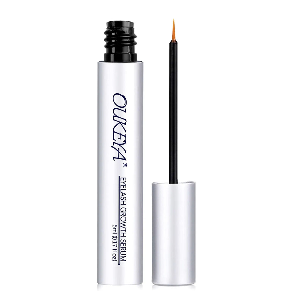 Silver 5ml eyelash nutrient solution boxed eyelash care serum for gentle repair and long thick lash care