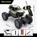 Children's rechargeable four-wheel drive remote control off-road car in fire blue colour with handle controller
