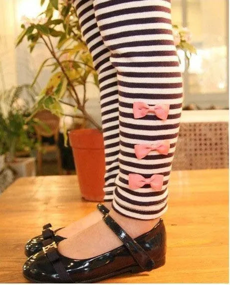 Pink cotton girls' clothing set shown in sizes from 110cm to 140cm