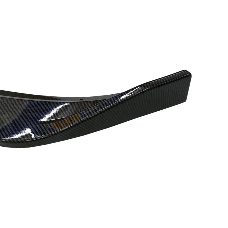 DK three-section front shovel car diffuser for BMW M3 M4 tail conversion in carbon fibre finish.