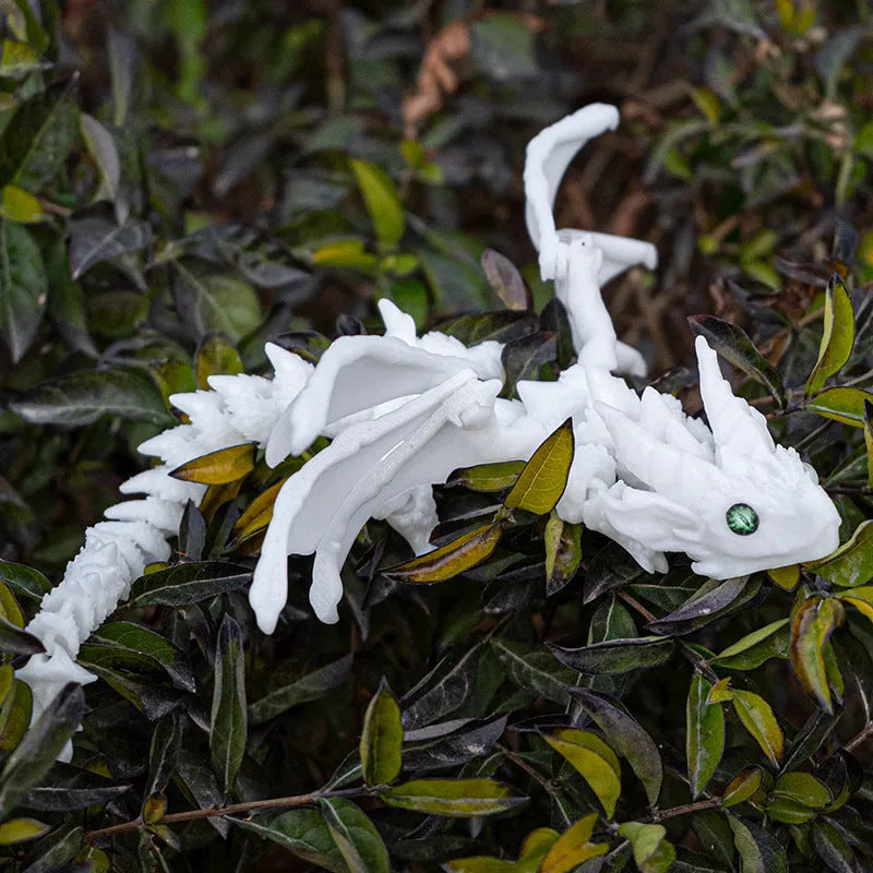 3D printed flying dragon wings decoration toy with detailed texture in multiple colour options