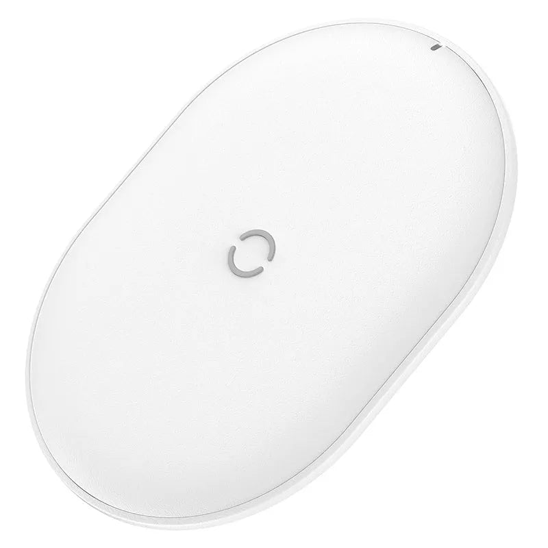 Baseus rough 15W wireless charging pad in black colour with Type-C port