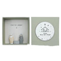 Resin guardian angel ornament in modern cartoon style with Christmas theme options