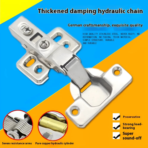 761 cold rolled steel hydraulic cabinet hinge with nickel plating and three bend specifications