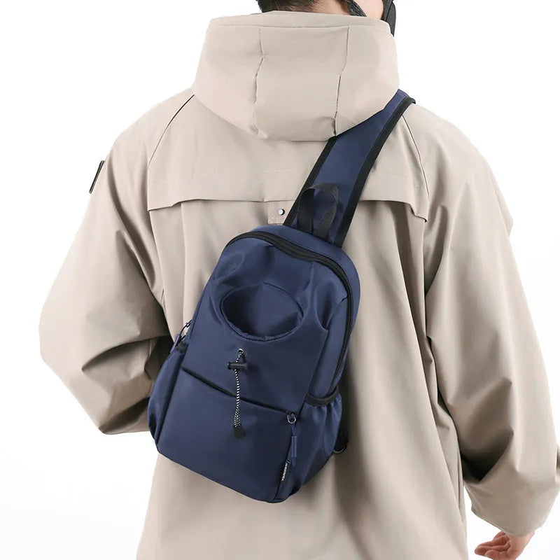 Oxford cloth crossbody kettle bag in leisure travel style with waterproof design
