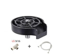 Black automatic stainless steel glass washer with ABS base and copper hose for pressure washer.