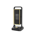 Black HQ-500A desktop PTC ceramic air heater on a table