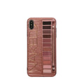 Soft silicone iPhone case with eye shadow pattern in Flesh colour for iPhone 11.