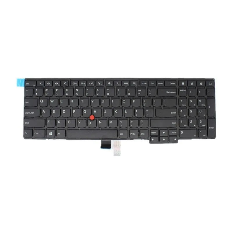 Black Lenovo ThinkPad USB keyboard for E531 laptop with UK QWERTY layout