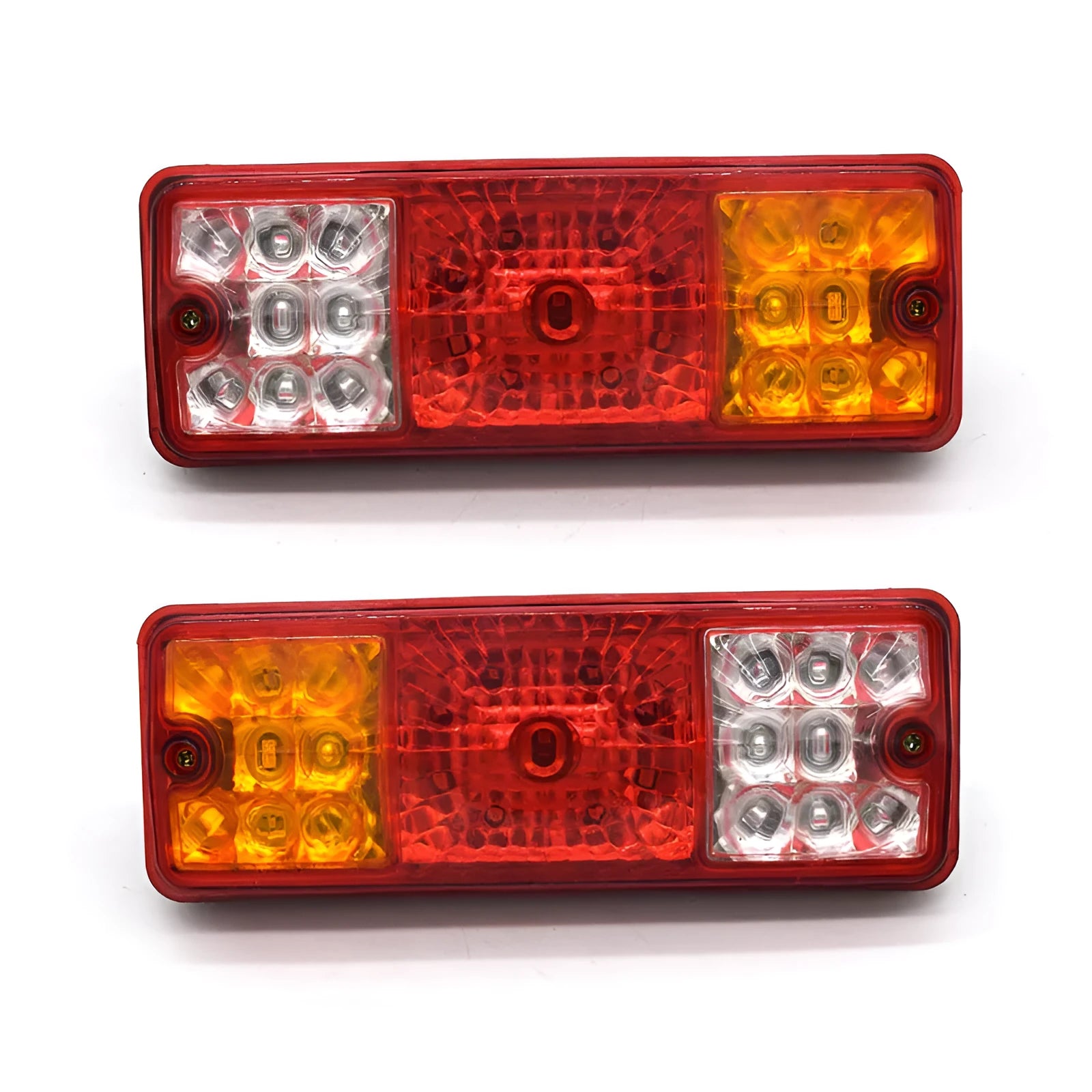 Black integrated shell electric tricycle taillight for 12V and 48-60V vehicles.