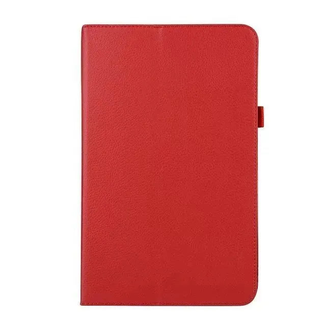 Litchi pattern protective shell in imitation leather, shown in ten colours including black, brown, dark blue, green, light blue, pink, purple, red, rose red, and white.