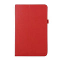 Litchi pattern protective shell in imitation leather, shown in ten colours including black, brown, dark blue, green, light blue, pink, purple, red, rose red, and white.