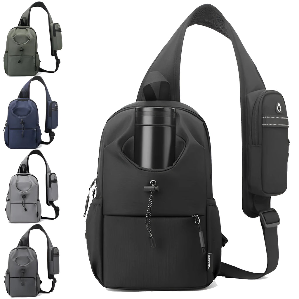 Oxford cloth crossbody kettle bag in leisure travel style with waterproof design