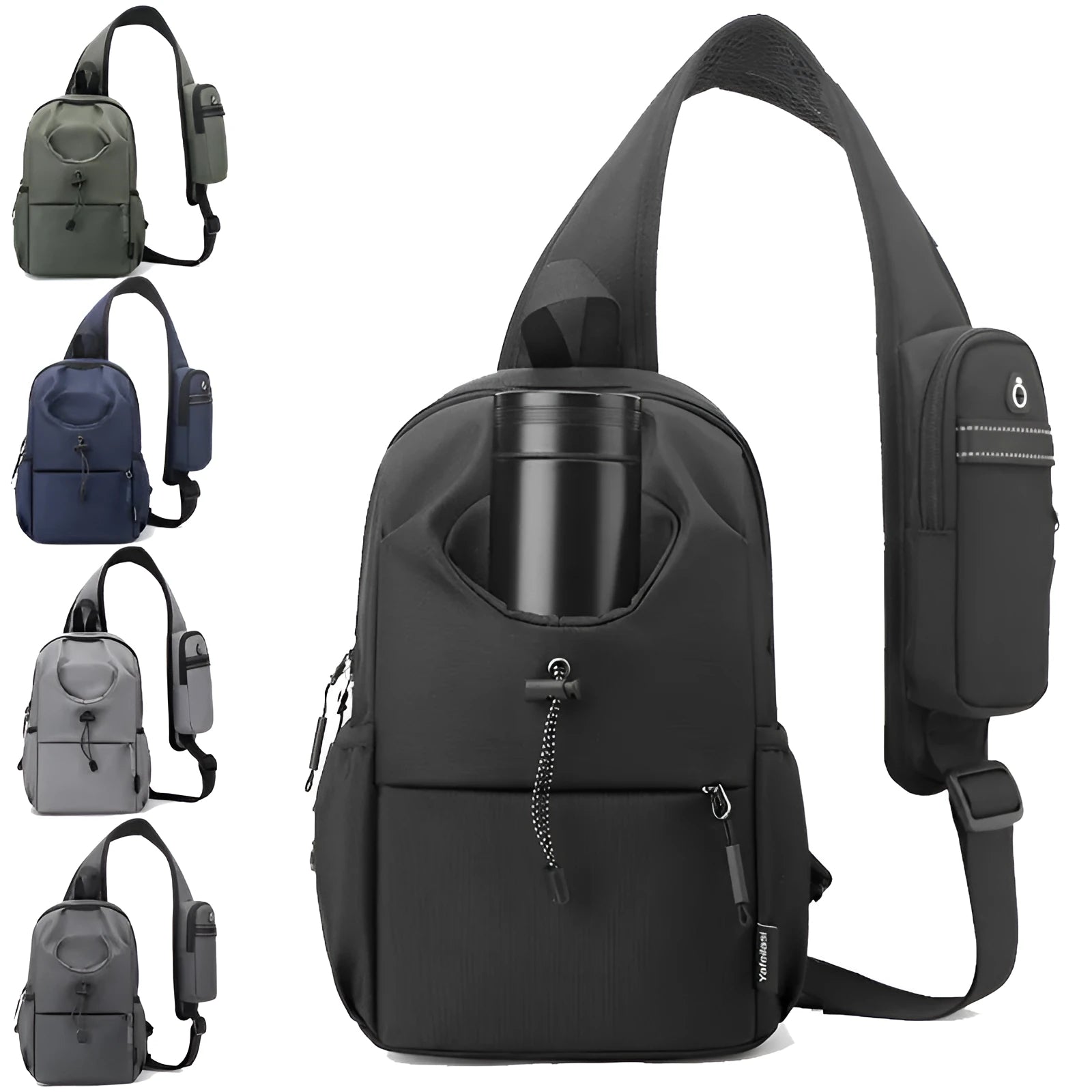 Oxford cloth crossbody kettle bag in leisure travel style with waterproof design