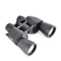 Outdoor telescope binoculars with large 100mm objective lenses and continuous zoom control ring.