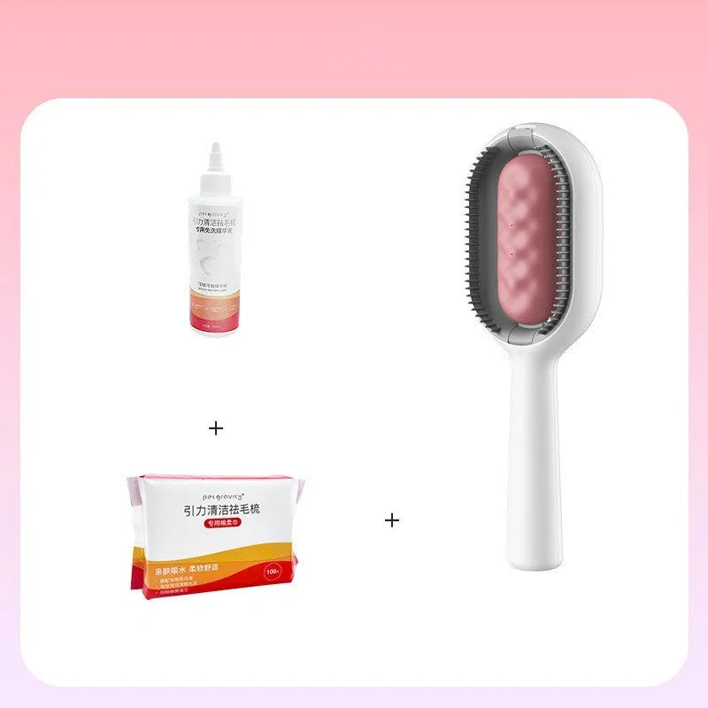 Large floating dog hair comb with ABS silicone construction for bath-time grooming