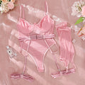 Women's black see-through mesh jumpsuit for gaming costume, shown front view.