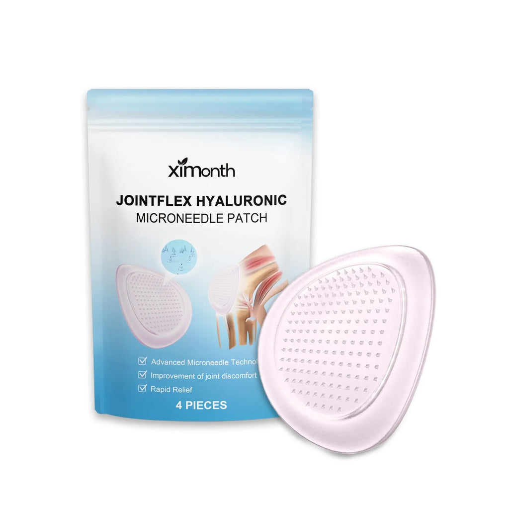 Four curcumin joint care microneedle patches for topical pain relief