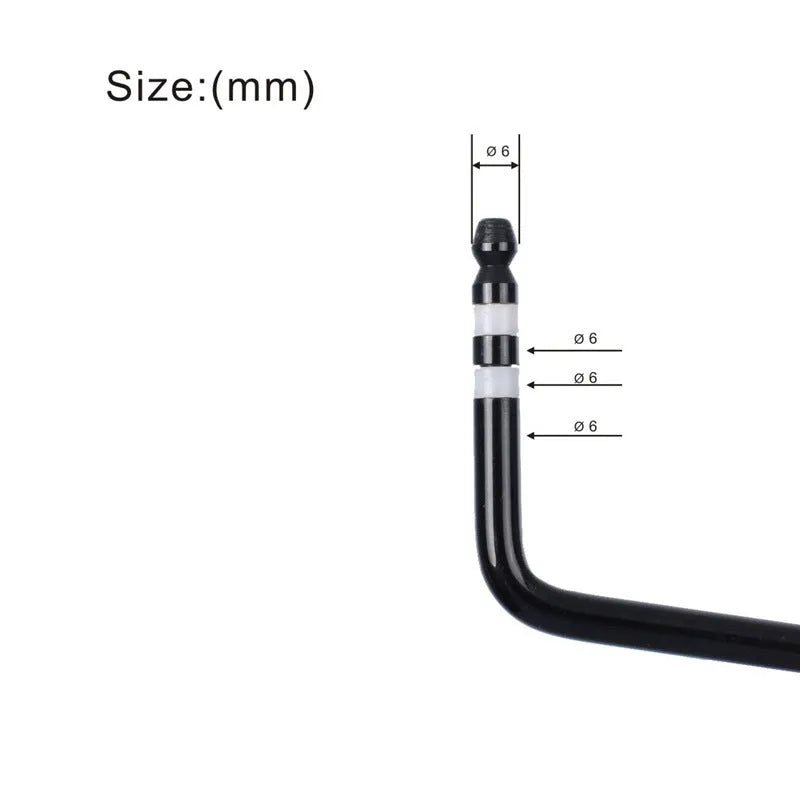 Metal guitar tremolo bar in black, blue, gold, and silver colour options.