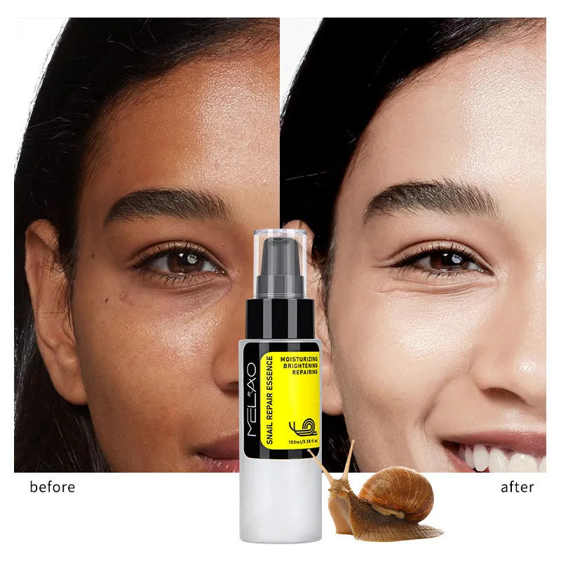 100ml snail essence facial care solution bottle for all skin types