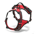 Orange Truelove adjustable reflective nylon dog harness with quick-release buckle and back handle