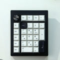 Wireless mechanical numeric keyboard in black and white colour options with Bluetooth connectivity