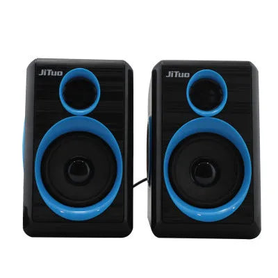 USB cable speaker with 3.5mm audio plug for computer use, random colour finish