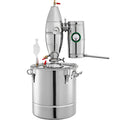 50L 304 stainless steel brewing still with thermometer and barometer for wine making