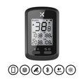Black plastic waterproof bicycle stopwatch for cycling training and timing functions