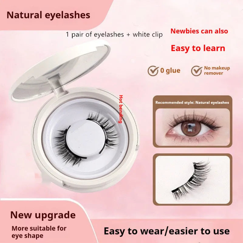 Magnetic suction false eyelashes Little Devil Supernatural Magnet Suit in mink material with white clip