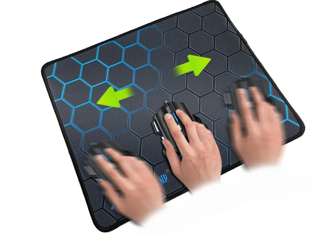 Large custom cartoon design mouse pad for keyboard and mouse on a desk
