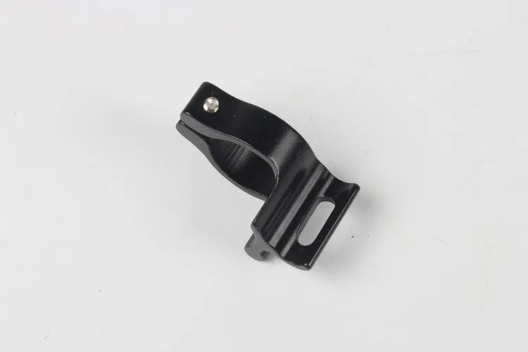 Black anodised aluminium vehicle clamp ring for 28.6mm tubing on frames and roll cages.