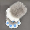 Colourful animal claw cosplay gloves with multiple pad colour options on free size nylon construction