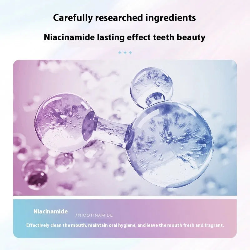 Diouni Nicotinamide Dazzling White Toothpaste 100g tube for adult oral cleaning and whitening