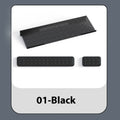 Double-sided keyboard and mouse pad with memory foam, wrist strap, and hand pillow in various colours