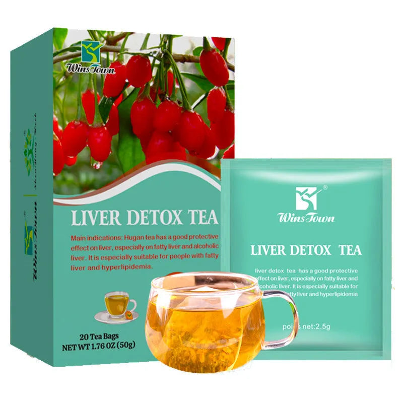 Box of 50g herb substitutional loose leaf tea with medicinal food homology ingredients.