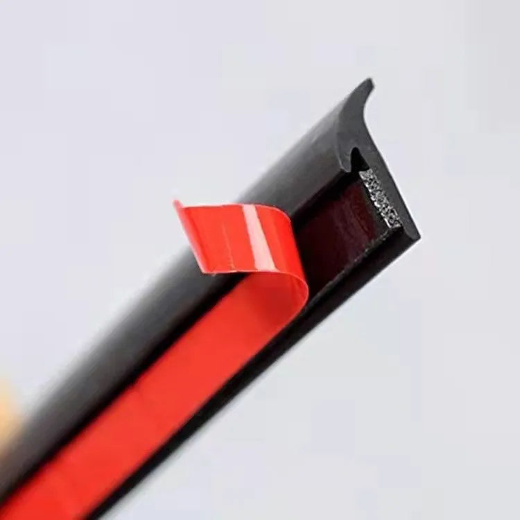 Black and white TPE rubber seal strip for car bumper and door gap filling