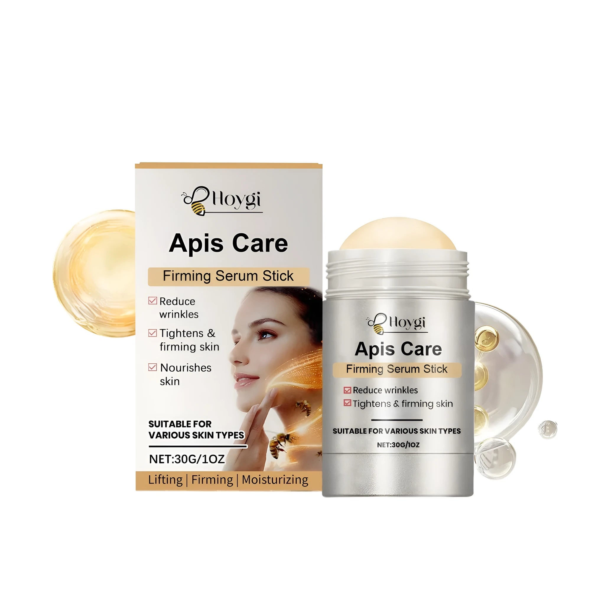 30g Tightening Rod essence stick for facial skincare application.