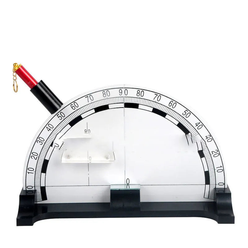 Iron plate optical physics teaching instrument with laser pen for classroom demonstrations