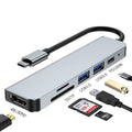 Portable USB-C expansion dock for notebook and tablet with compact 13.5cm design