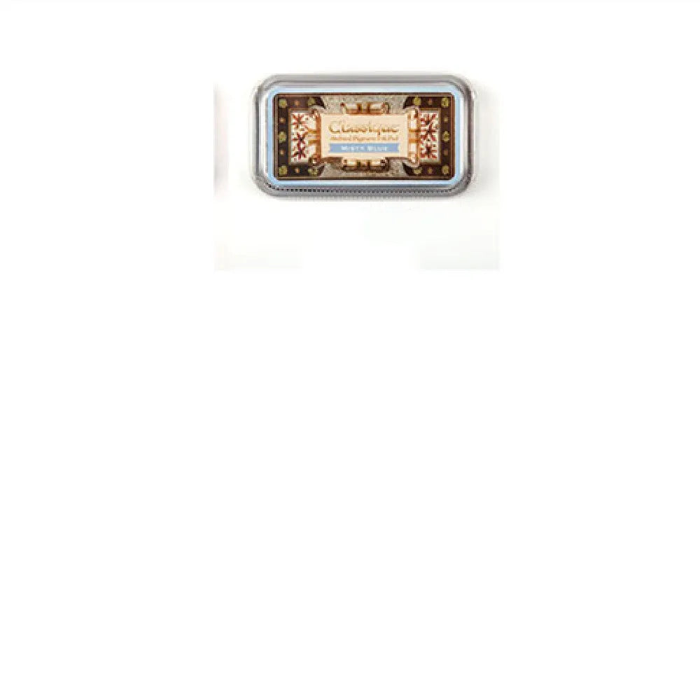 Rectangular quick-drying oily ink pad for rubber stamps in five colours.