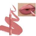 Matte lip liner pencil with 12 colour options showing defined lip outline