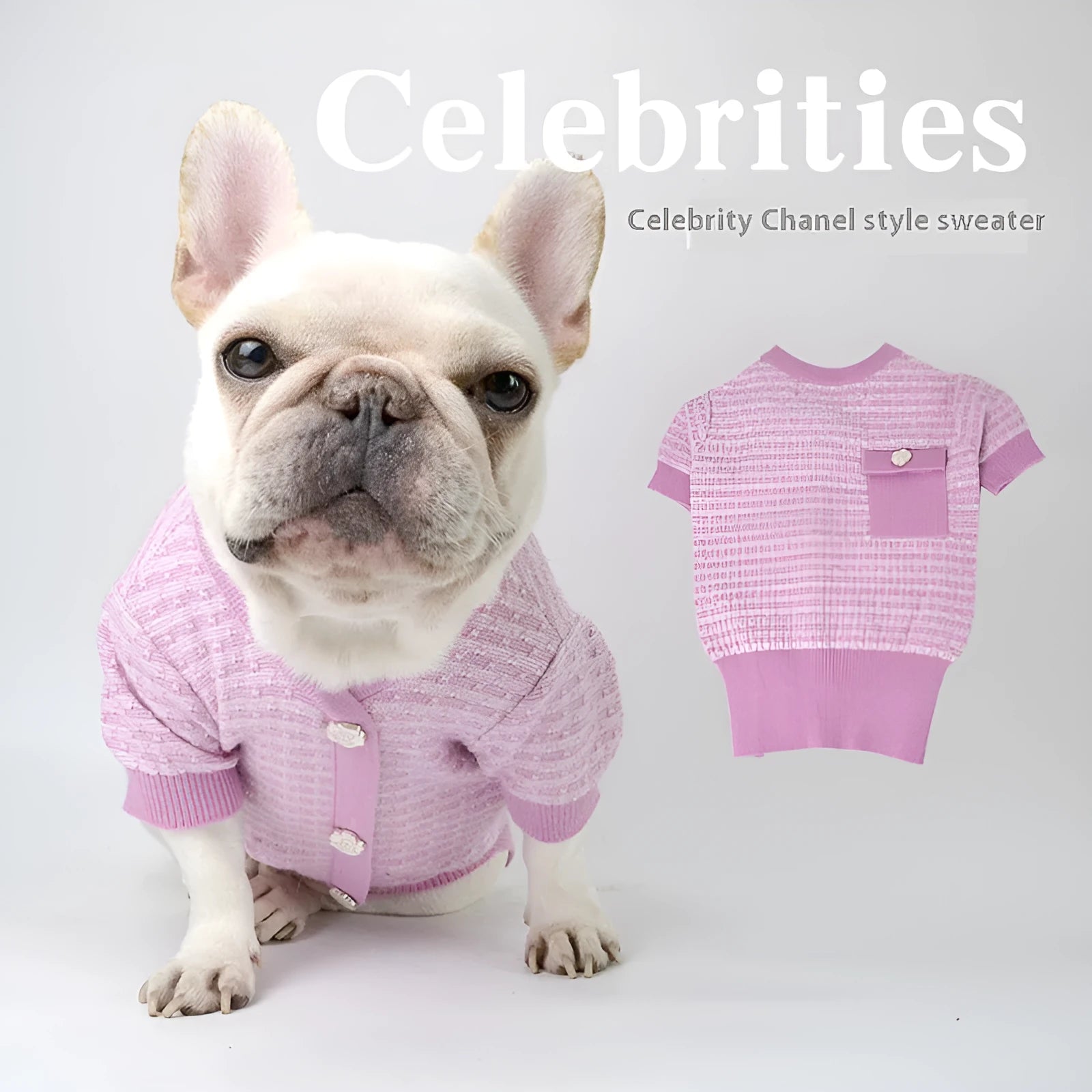 Classic style wool schnauzer dog clothing for autumn and winter seasons